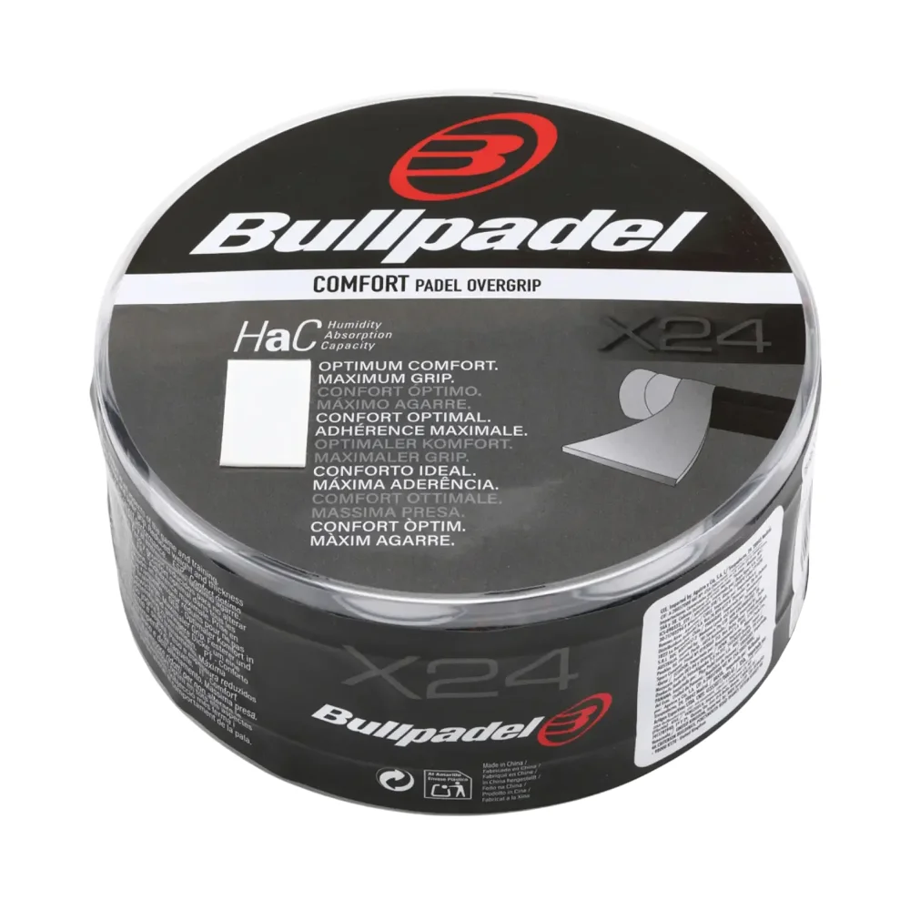 Bullpadel GB-1605 Box x24 Overgrips White - imagem 1