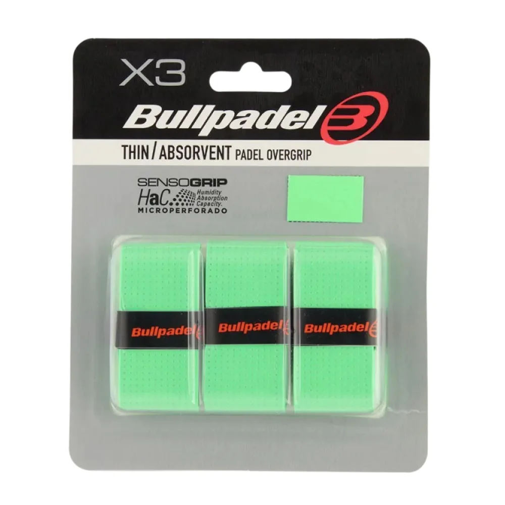 Overgrips Bullpadel GB-1705 Green x3 - imagem 1
