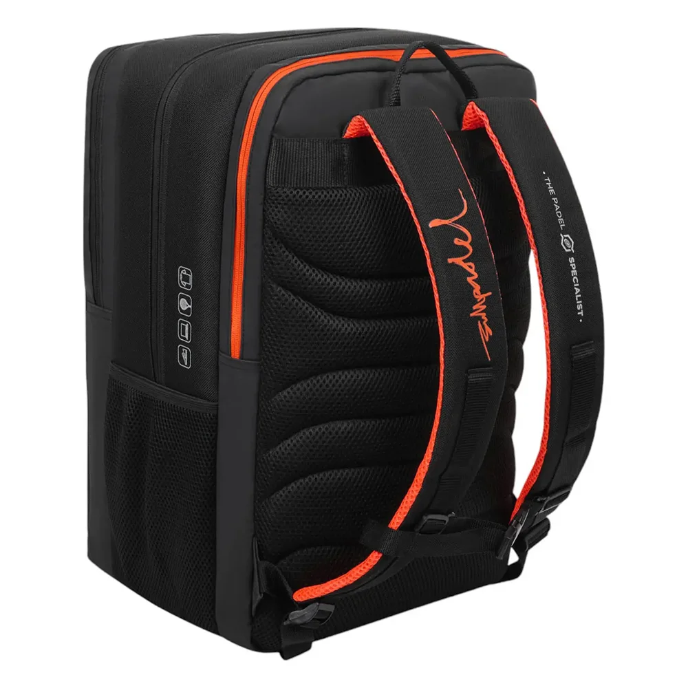 Bullpadel Ionic Black — mochila de padel para 4 raquetes com compartimento térmico - imagem 4