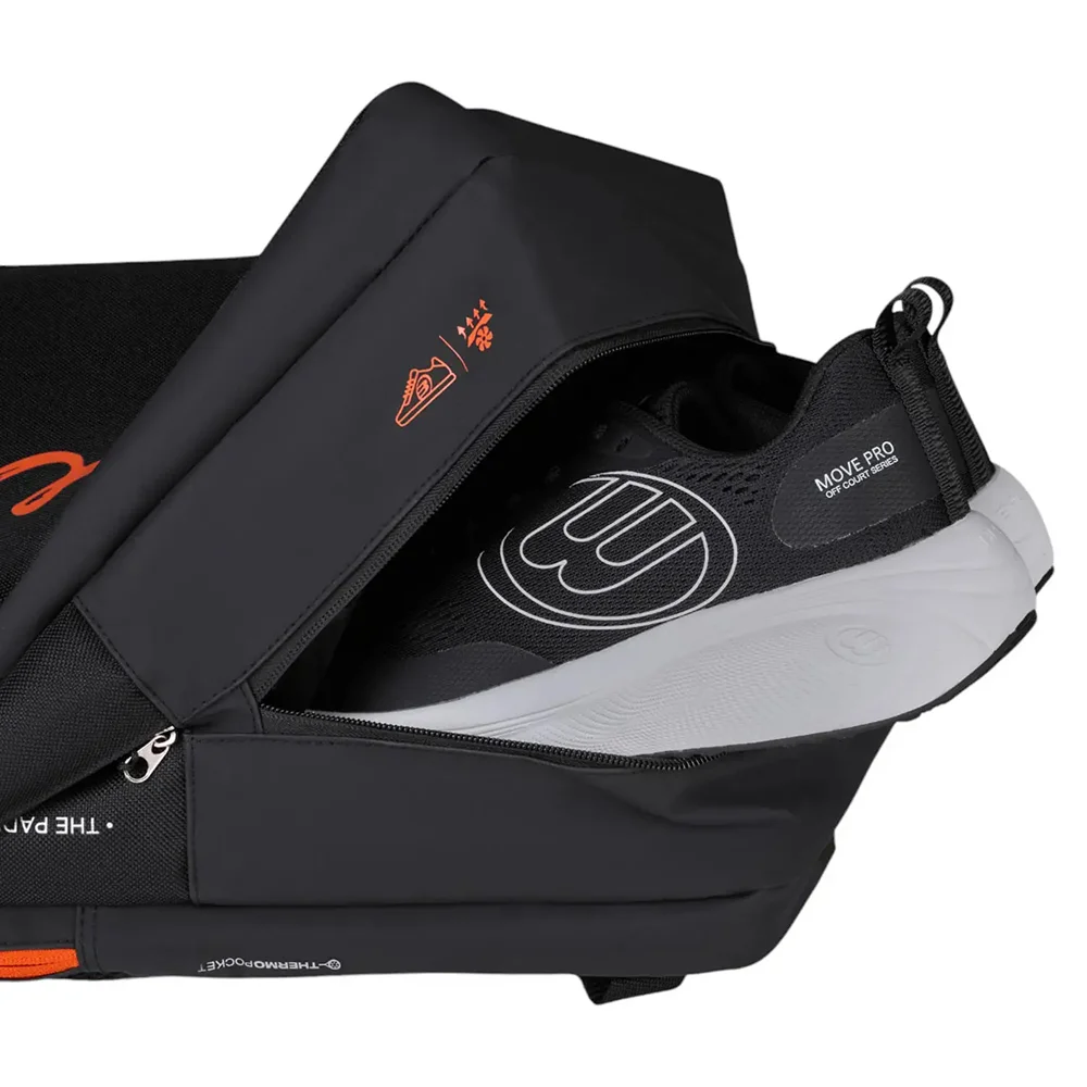 Bullpadel Ionic Black — mochila de padel para 4 raquetes com compartimento térmico - imagem 5