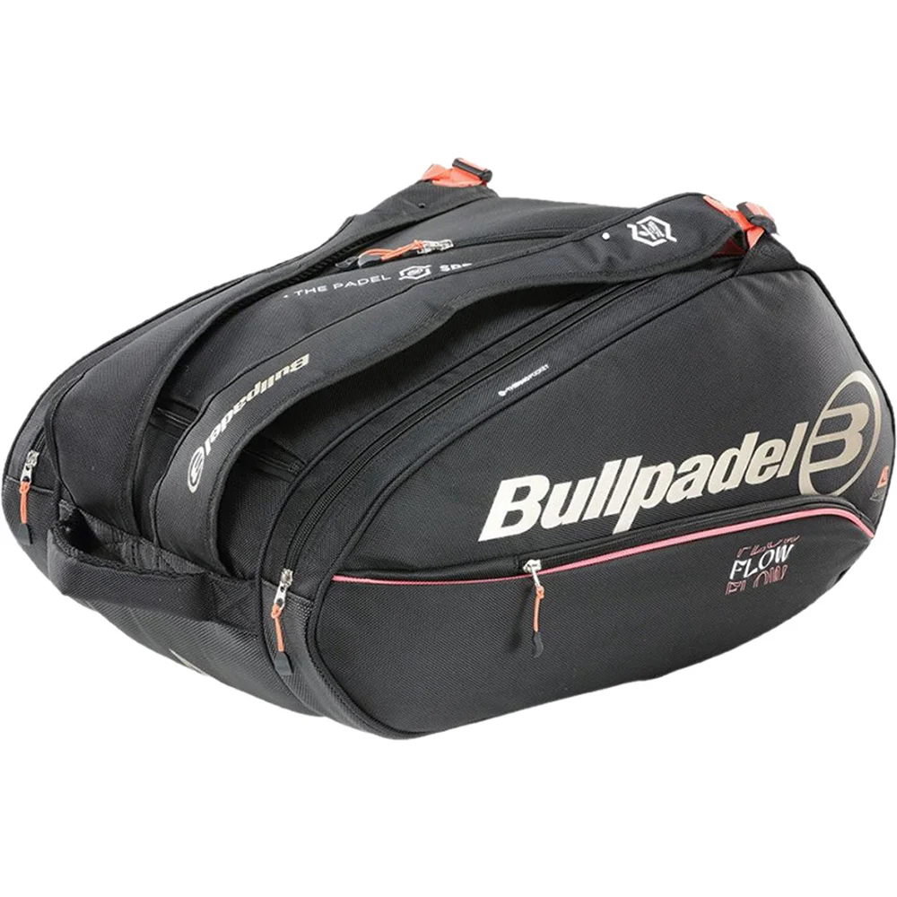 Bullpadel Sports Bag BPP-24006 Flow 005 Black – proteção térmica e capacidade para 4 raquetes - imagem 2
