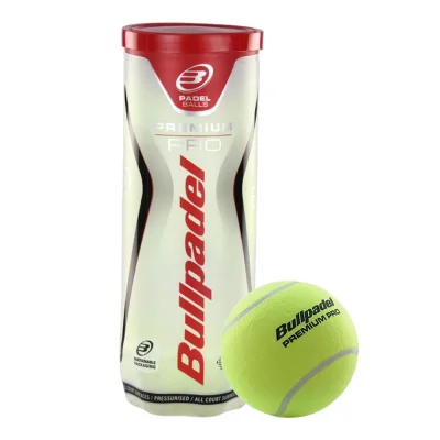 Bullpadel Premium Pro Padel Balls – 3-Pack (High-Durability Match Balls)