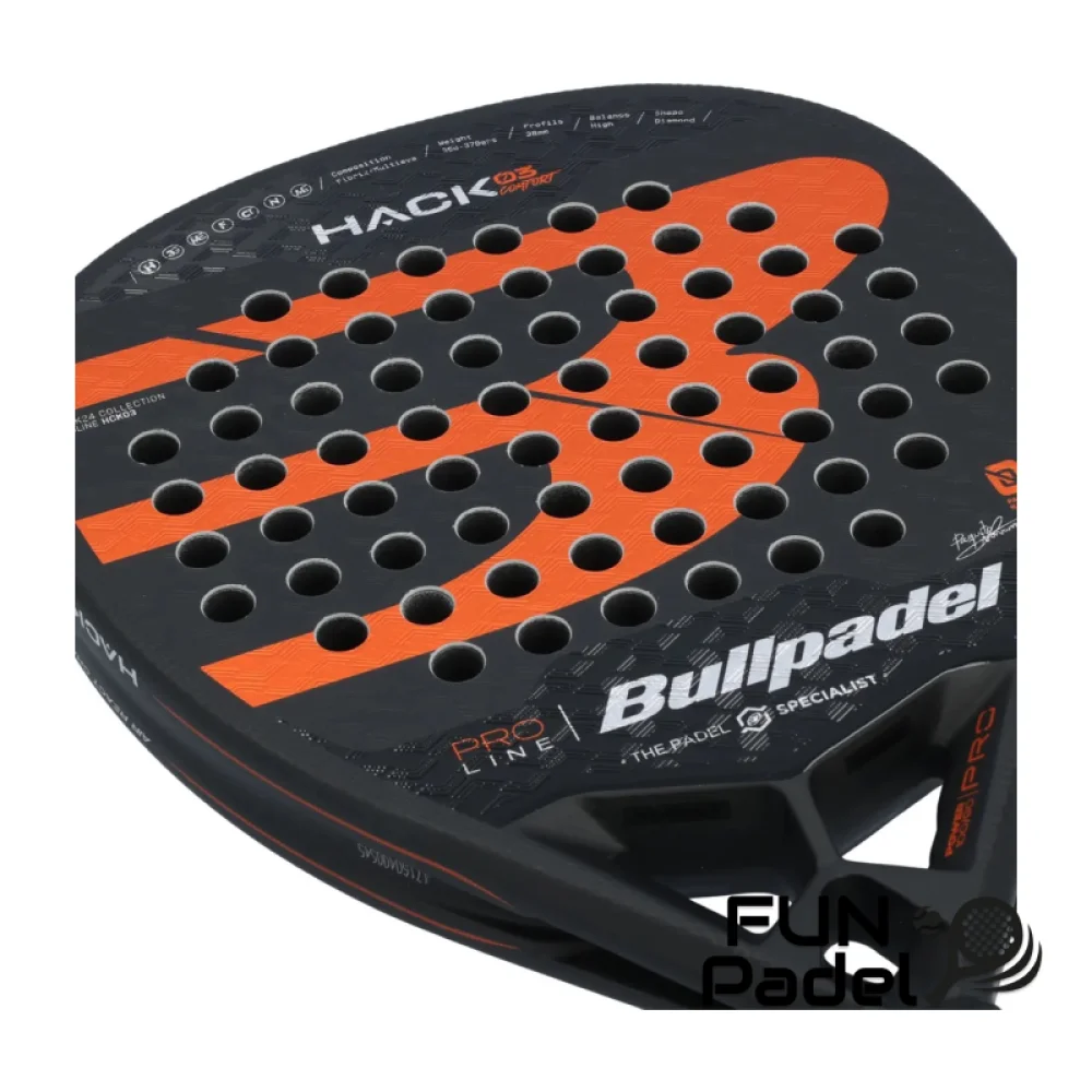 Bullpadel Hack 03 Comfort 24 – Potência e Conforto para Jogadores Competitivos - imagem 6