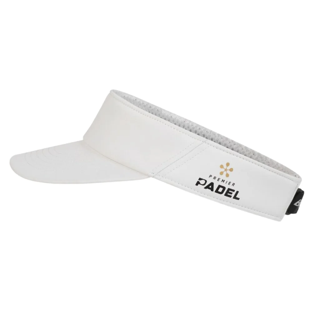 Bullpadel BPV-PMR2606 Premier White – Women's Padel Visor - image 3