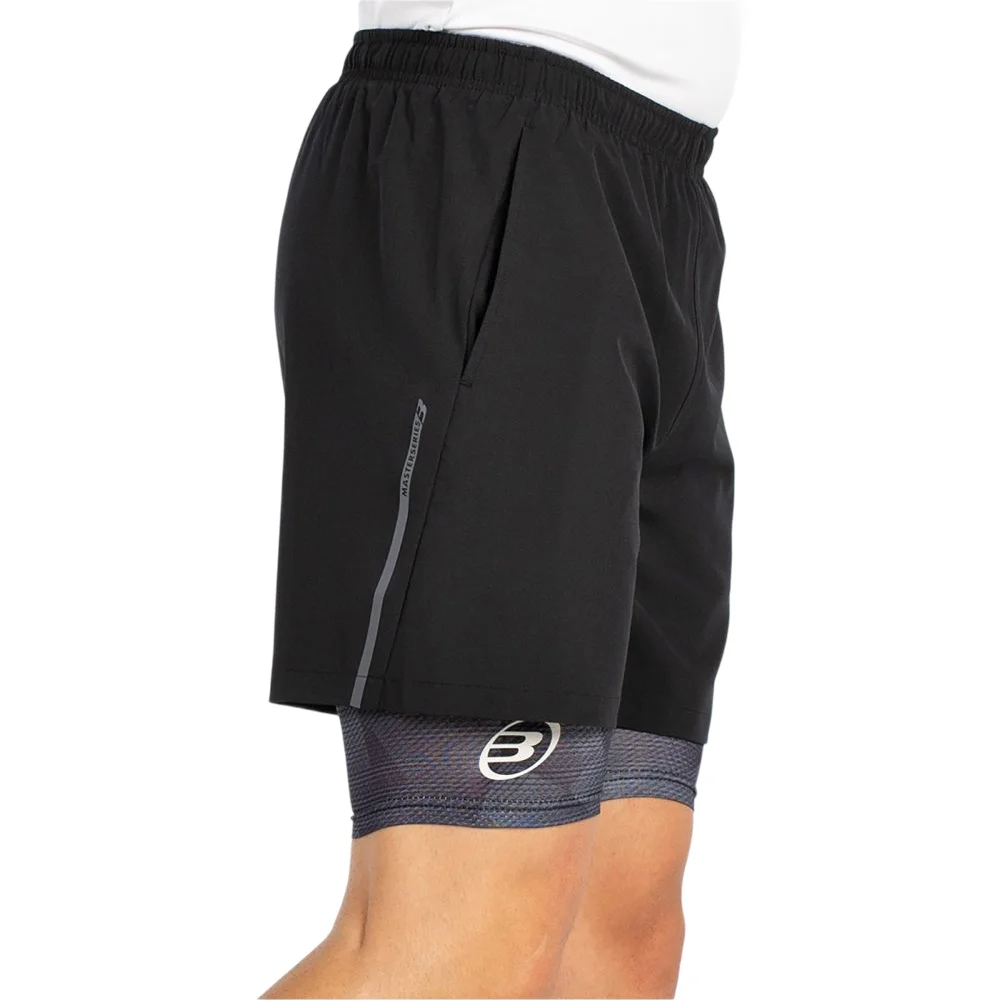 Bullpadel Manzan Black Shorts – Master Line Collection - image 4