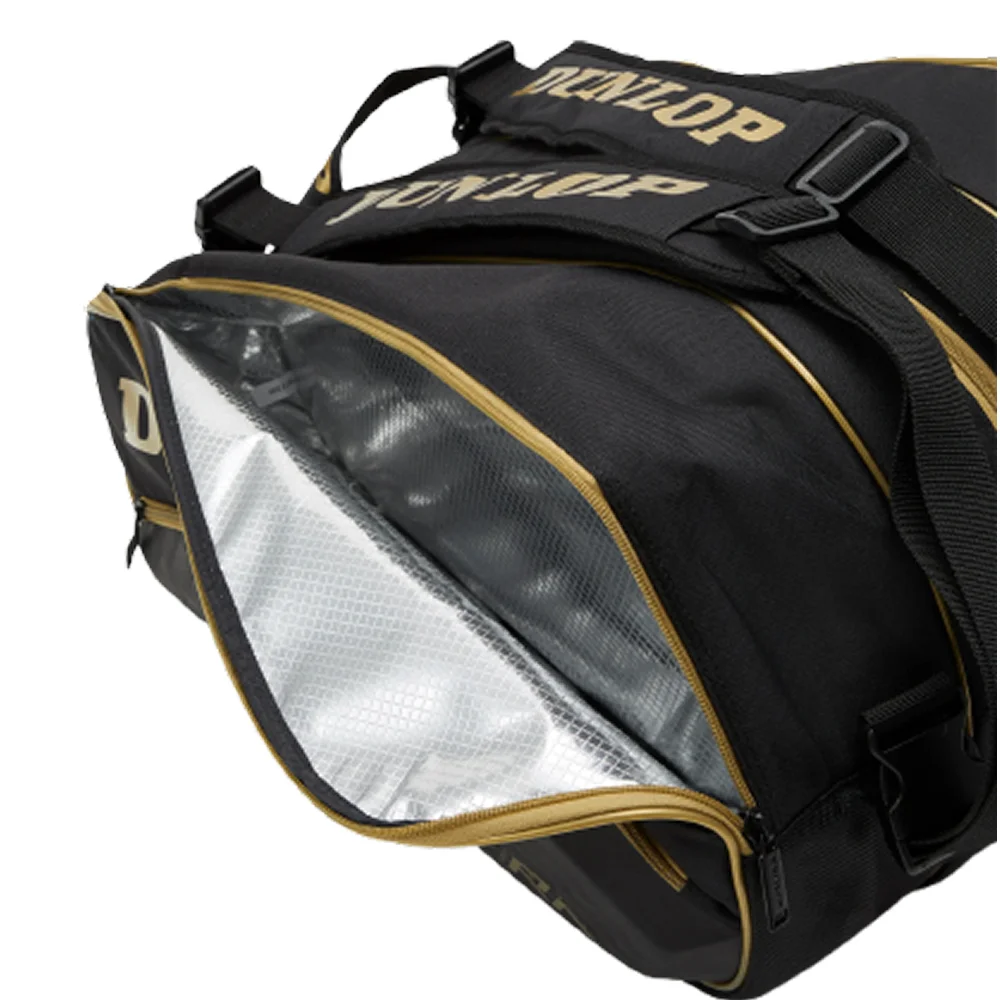 Dunlop Racket Bag Elite Black Gold Moyano – bolsa de padel com compartimento térmico - imagem 6