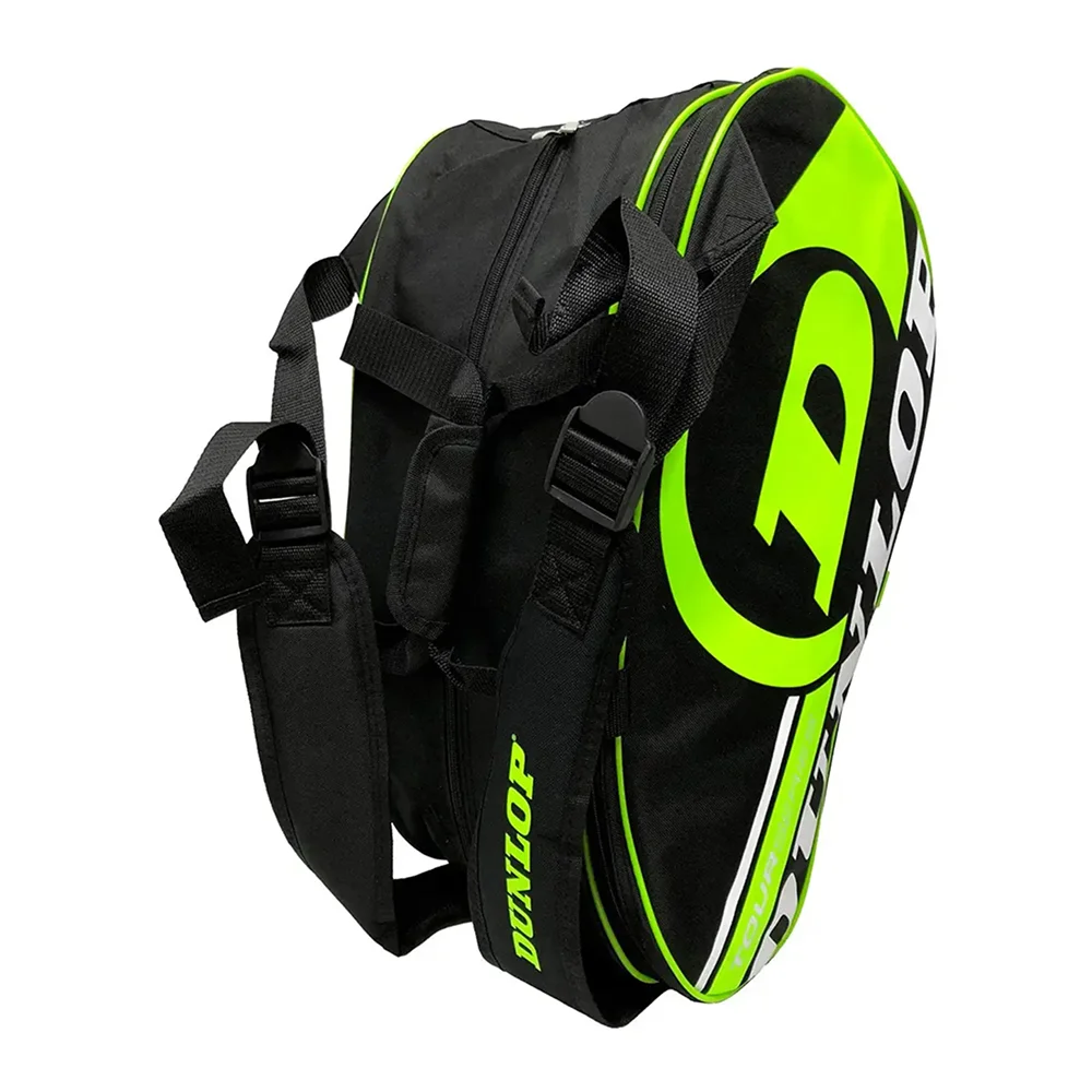 Dunlop Sports Bag Tour Intro Yellow — bright medium padel sports bag for training - image 2