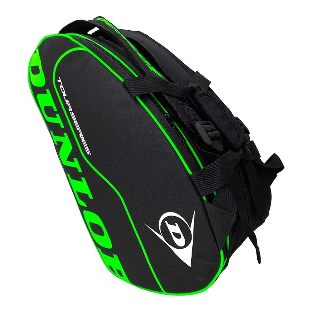 Dunlop Sports Bag Tour Intro Black Green – mochila desportiva leve sem compartimento térmico - imagem 3