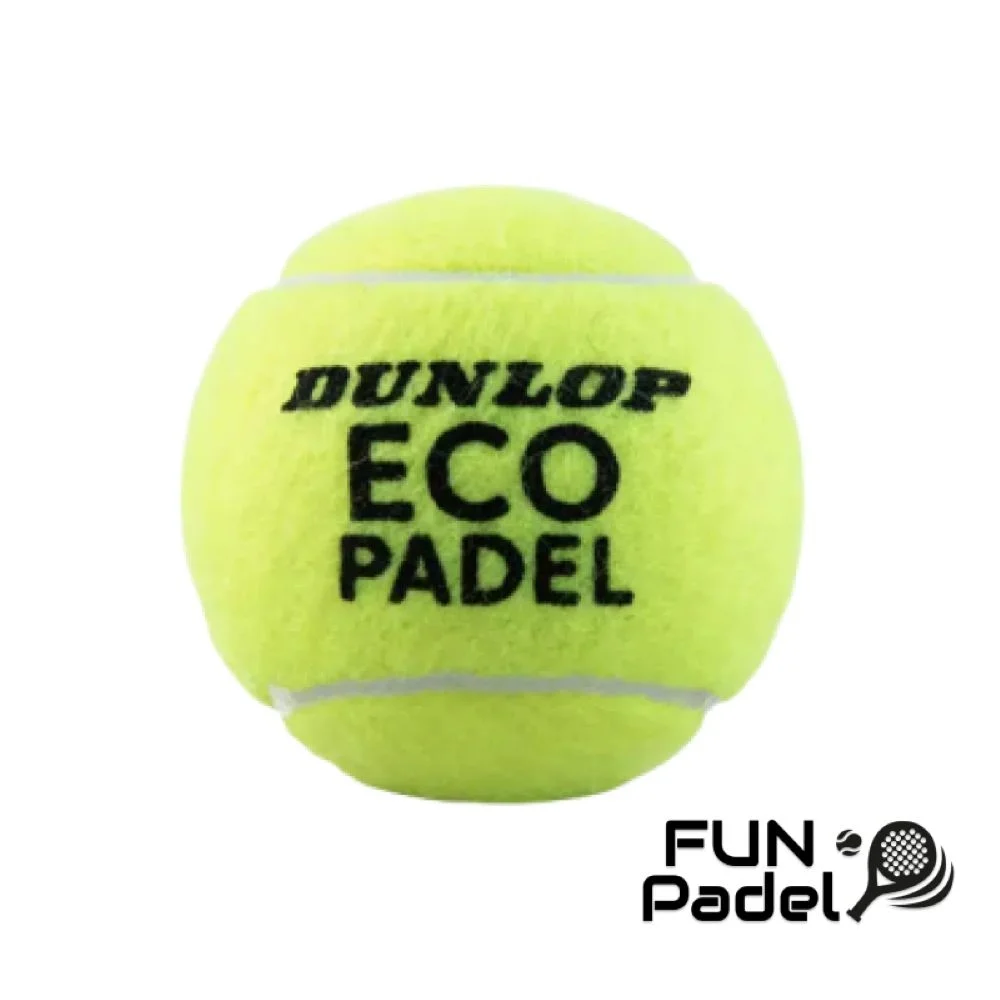 Dunlop ECO Padel Balls - Tube with 3 Pressureless Padel Balls - image 3