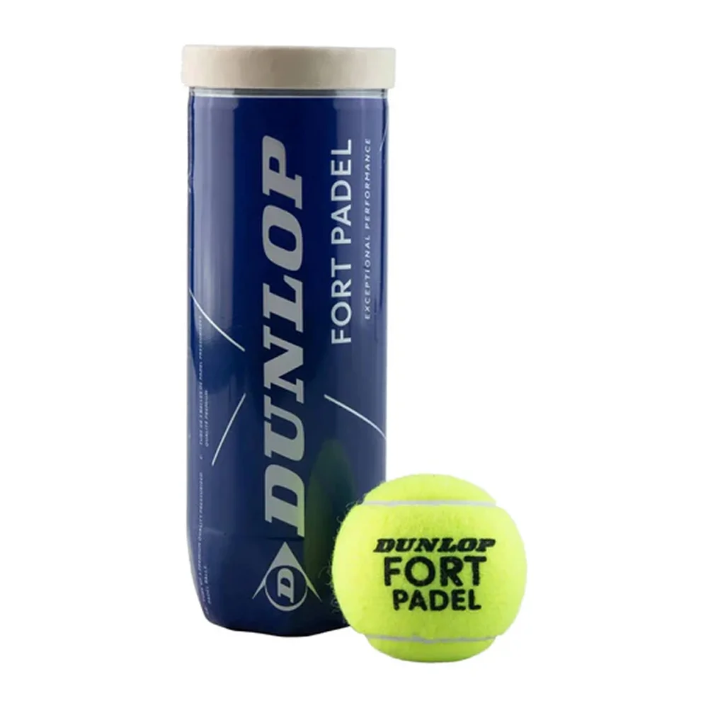 Dunlop FORT Padel Balls – Tube — bolas de padel super premium - imagem 1