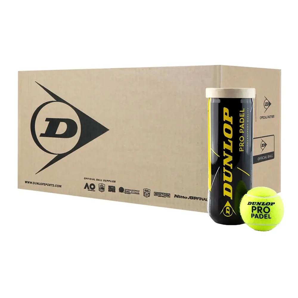 Dunlop PRO Padel Balls — Bolas de Torneio Premium (24 Tubos, 72 Bolas)  - imagem 1