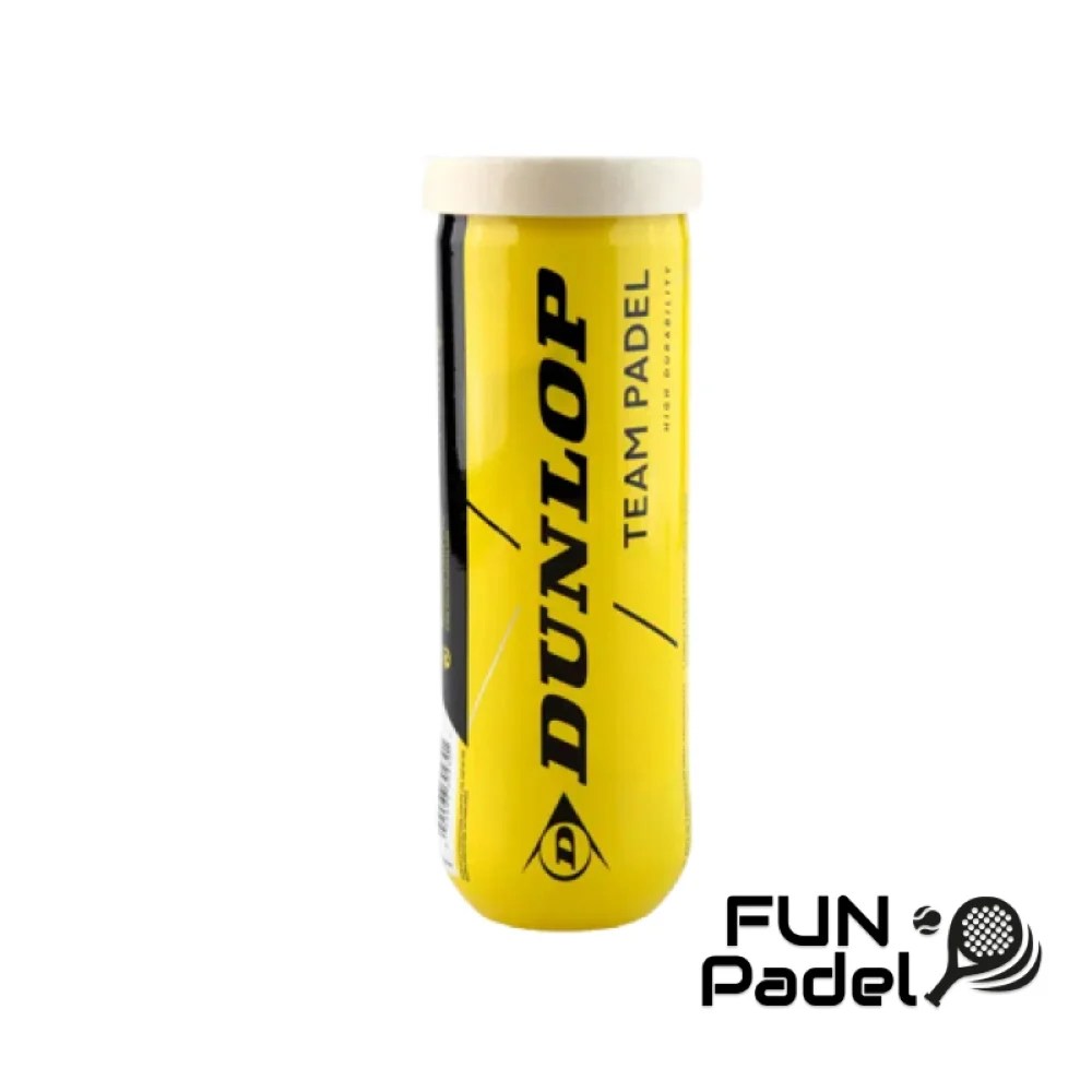 Dunlop TEAM Padel Balls 3-Pack Tubes – Bolas de padel confiáveis, Pack de 9 - imagem 2