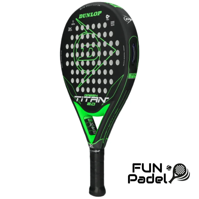 Raquete Dunlop Titan 2.0 Green — conforto e suavidade no jogo. - imagem 2
