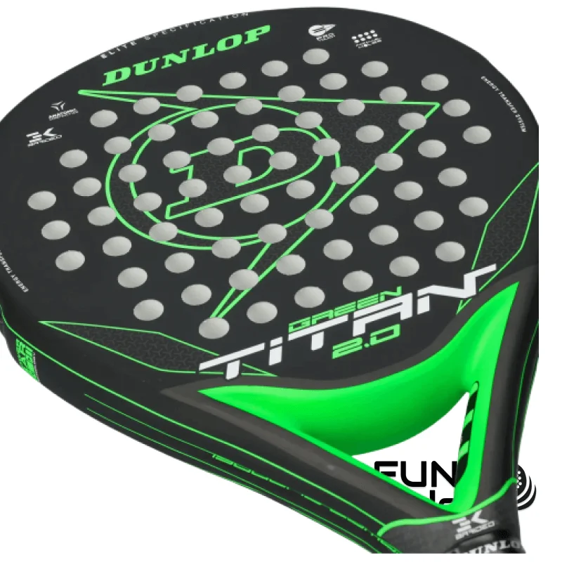 Raquete Dunlop Titan 2.0 Green — conforto e suavidade no jogo. - imagem 5