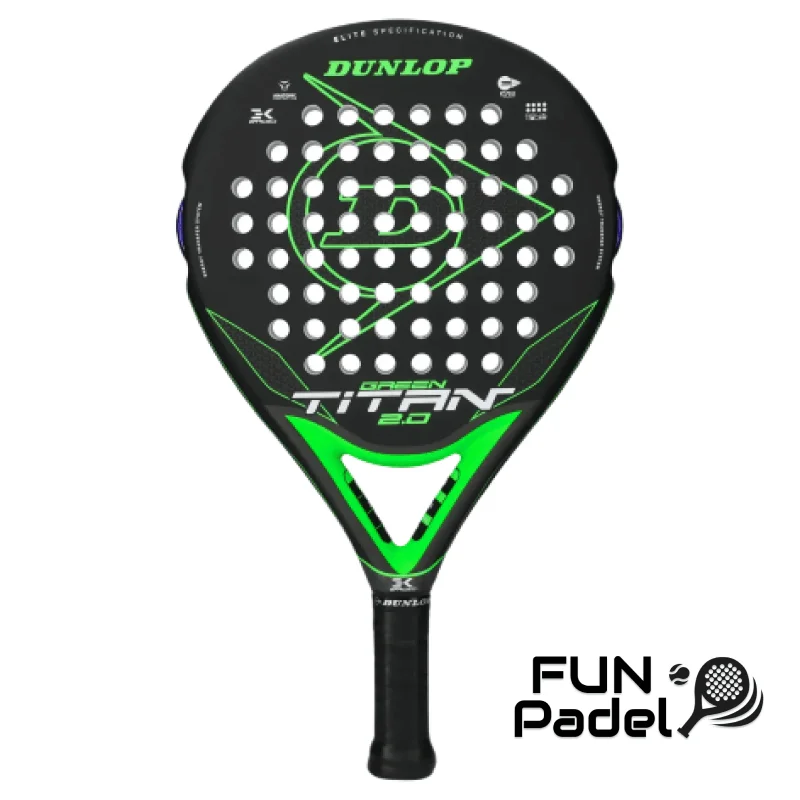 Raquete Dunlop Titan 2.0 Green — conforto e suavidade no jogo. - imagem 1