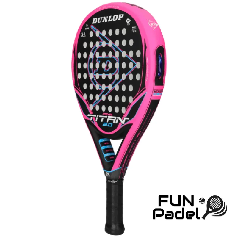 Dunlop Titan 2.0 Pink padel racket – control, comfort, and adaptive power - image 2