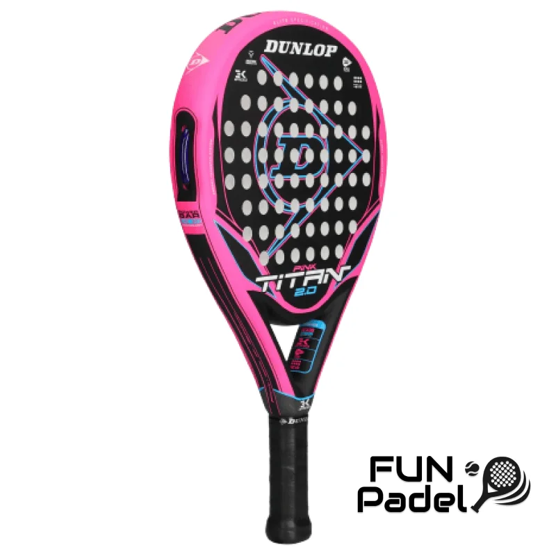 Dunlop Titan 2.0 Pink padel racket – control, comfort, and adaptive power - image 4