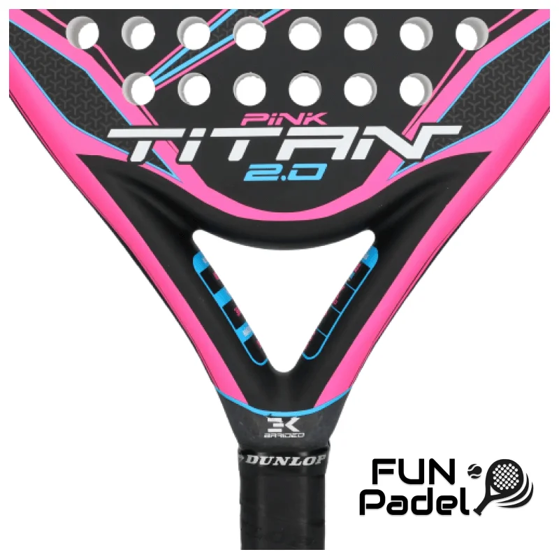 Dunlop Titan 2.0 Pink padel racket – control, comfort, and adaptive power - image 5
