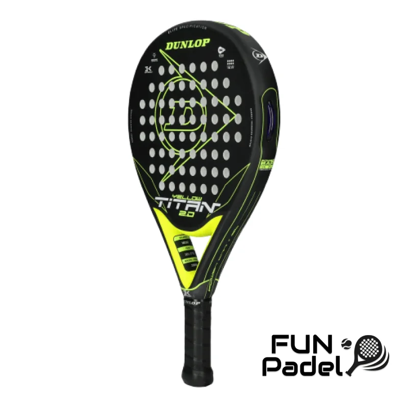 Dunlop Titan 2.0 Yellow — raquete de padel para um jogo versátil - imagem 2