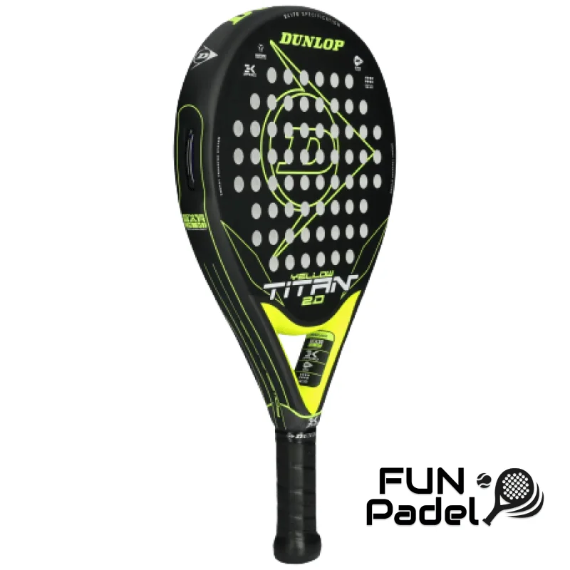 Dunlop Titan 2.0 Yellow — raquete de padel para um jogo versátil - imagem 4