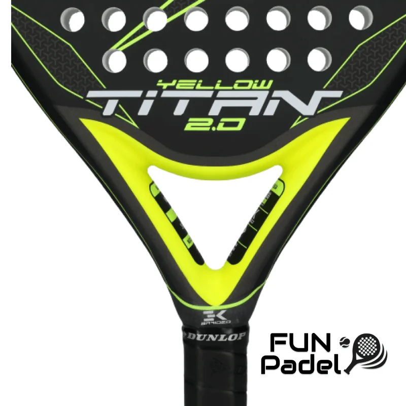 Dunlop Titan 2.0 Yellow — raquete de padel para um jogo versátil - imagem 5