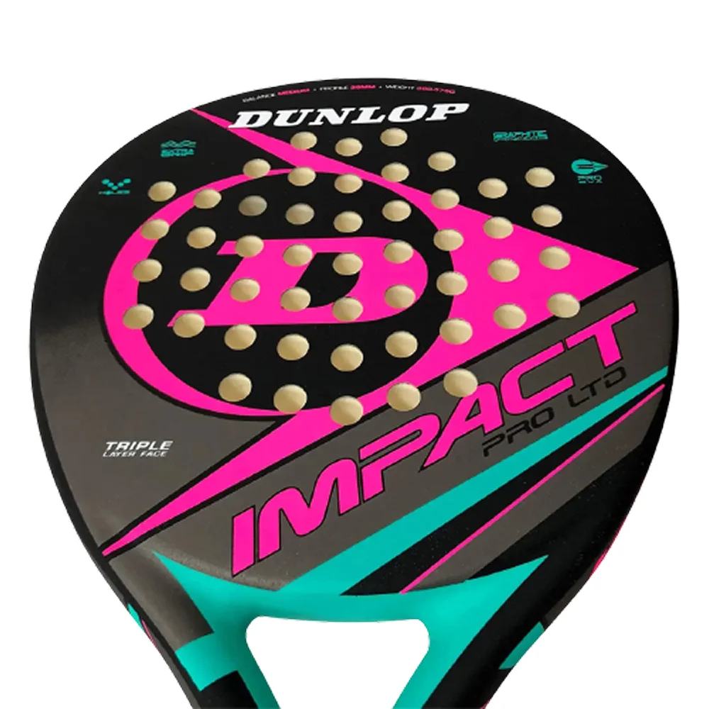 Raquete de padel Dunlop Impact Pro HL PINK – Controlo e conforto para jogadores amadores - imagem 4