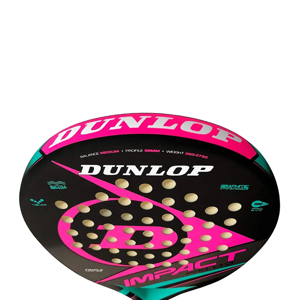 Raquete de padel Dunlop Impact Pro HL PINK – Controlo e conforto para jogadores amadores - imagem 5
