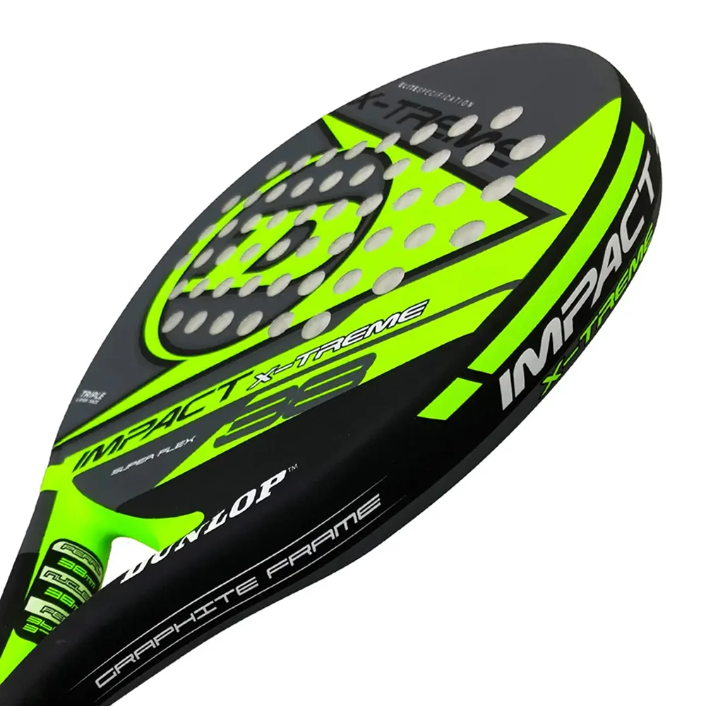 Raquete de padel Dunlop Impact HL Yellow 623989 OFP — controlo, conforto e estilo - imagem 2