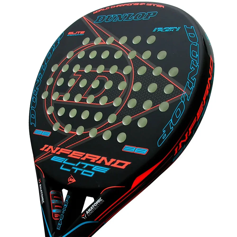 Raquete de padel Dunlop Inferno Elite LT G1 HL – modelo leve com foco no controlo - imagem 2
