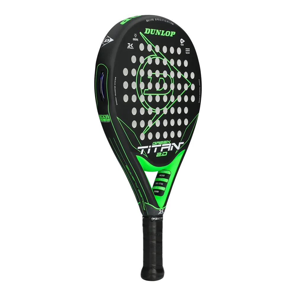 Raquete Dunlop Titan 2.0 Green — conforto e suavidade no jogo. - imagem 3