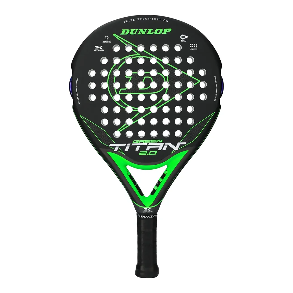 Raquete Dunlop Titan 2.0 Green — conforto e suavidade no jogo. - imagem 1