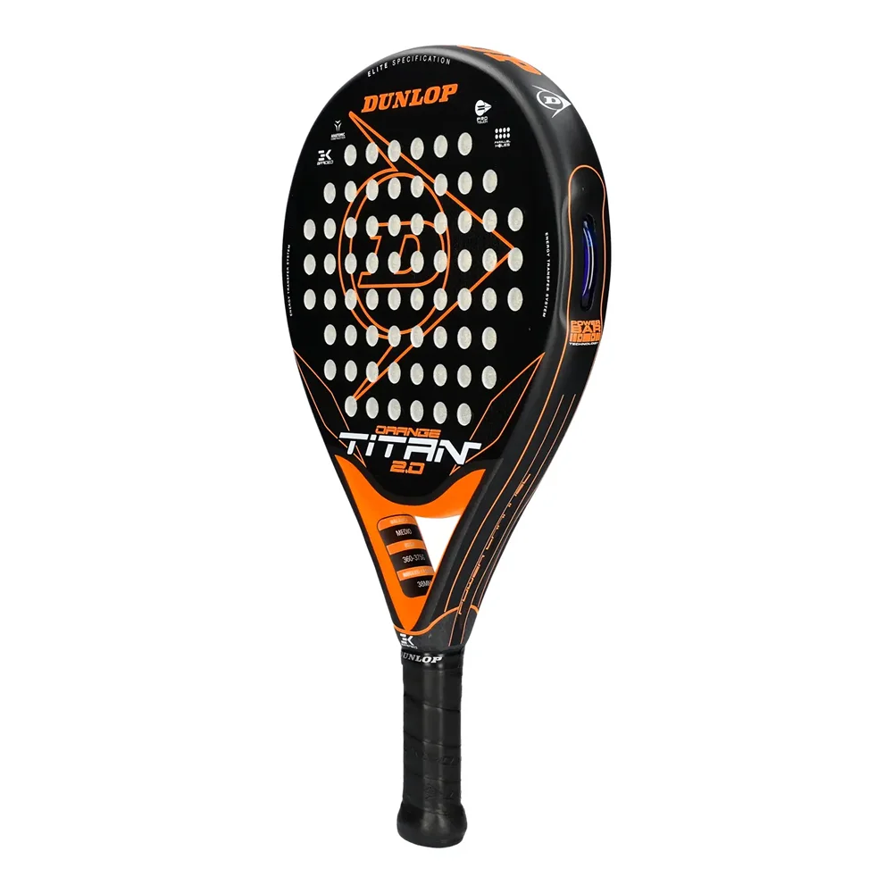 Dunlop Titan 2.0 Orange – raquete de padel universal para jogadores de nível intermédio. - imagem 2