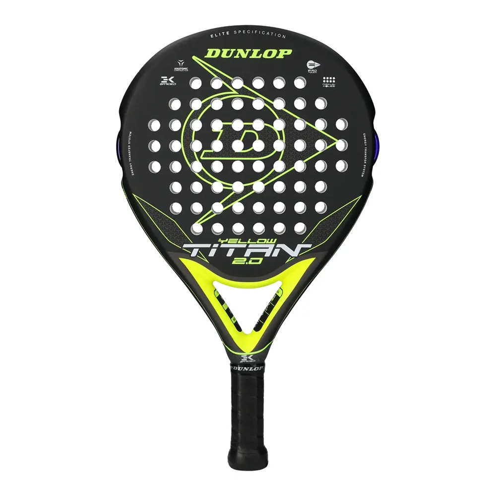 Dunlop Titan 2.0 Yellow — raquete de padel para um jogo versátil - imagem 1
