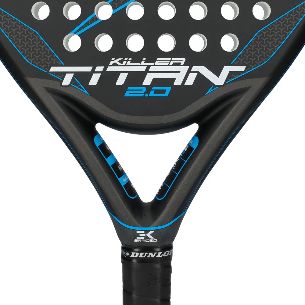 Dunlop Titan Killer 2.0 (2024) — raquete híbrida oversize poderosa para padel | Fun Padel - imagem 5