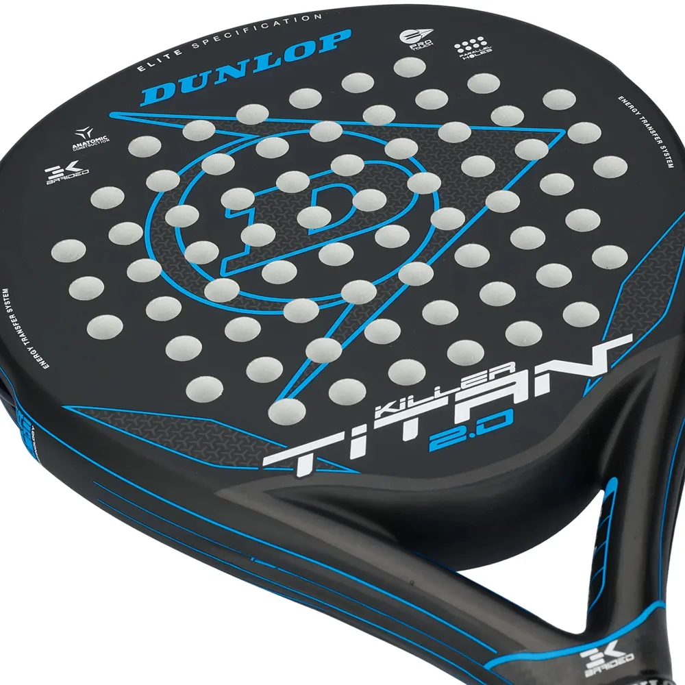 Dunlop Titan Killer 2.0 (2024) — raquete híbrida oversize poderosa para padel | Fun Padel - imagem 6