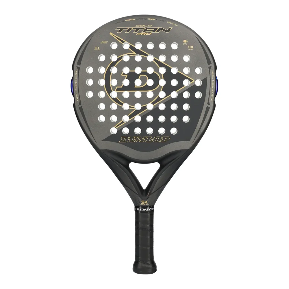 Dunlop Titan Pro Gold 2024 — raquete de padel com potência, controlo e equilíbrio - imagem 1