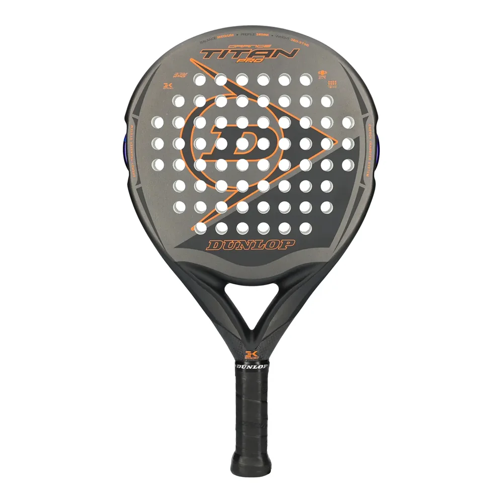 Dunlop Titan Pro Orange 2024 — raquete de padel com potência e controlo - imagem 1