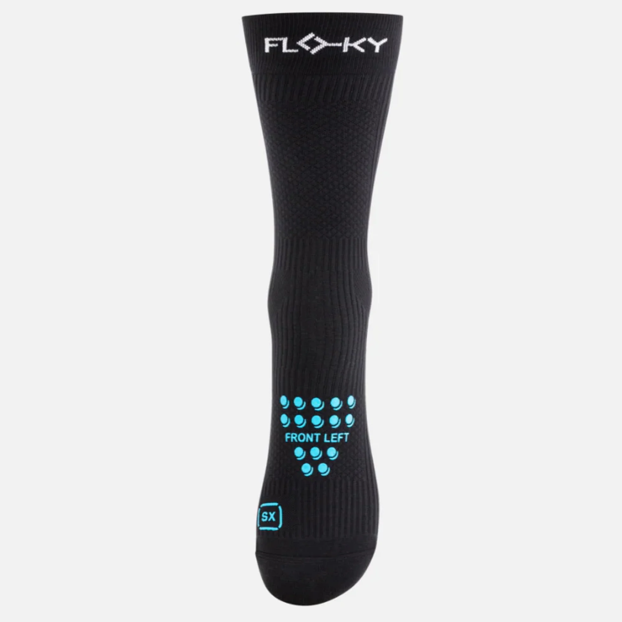 Floky S-Mash 3D Socks Black Light Blue — Meias Unissexo para Padel, Ténis e Pickleball - imagem 3