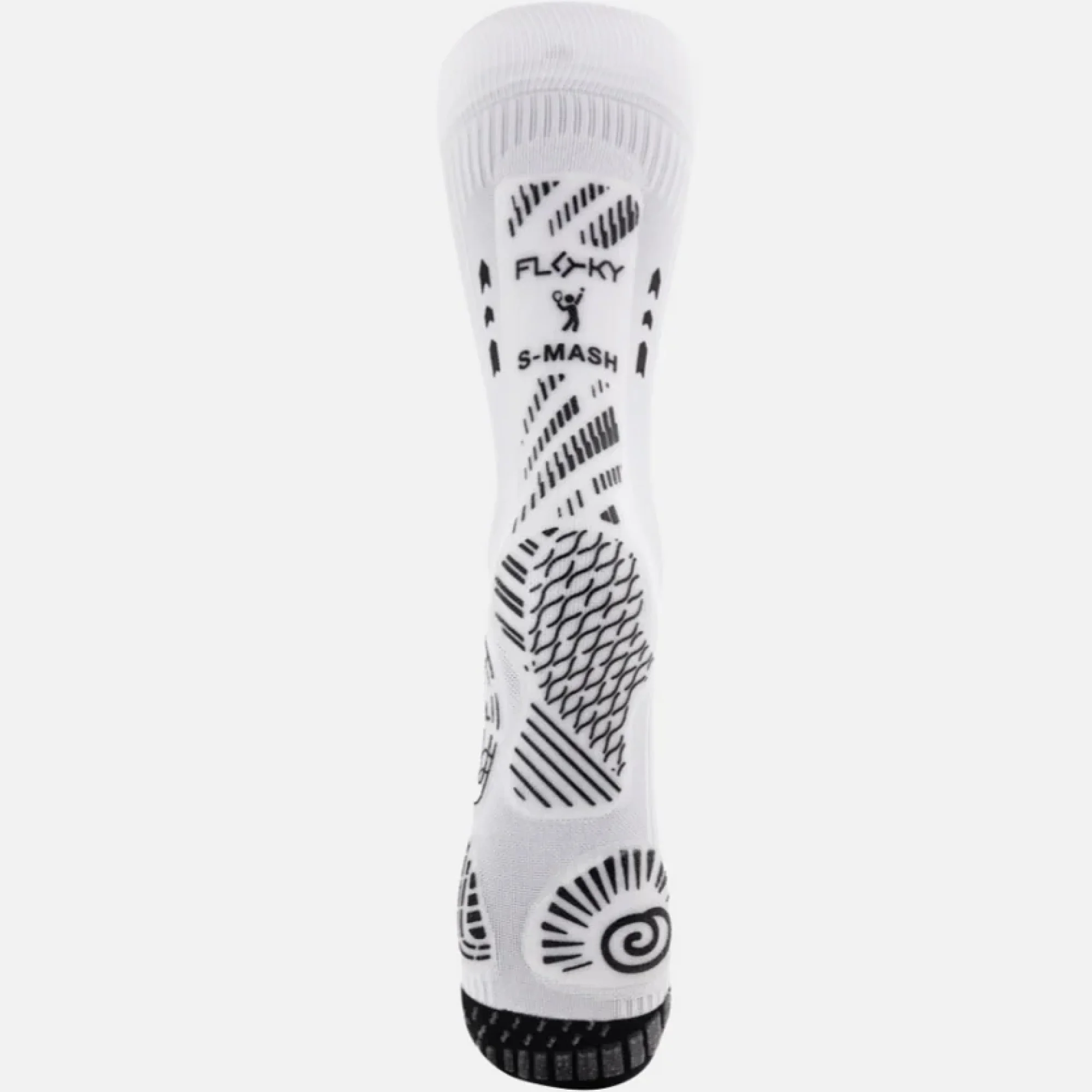 Floky S-Mash 3D Socks White — Meias Unissexo para Padel, Ténis e Pickleball - imagem 2