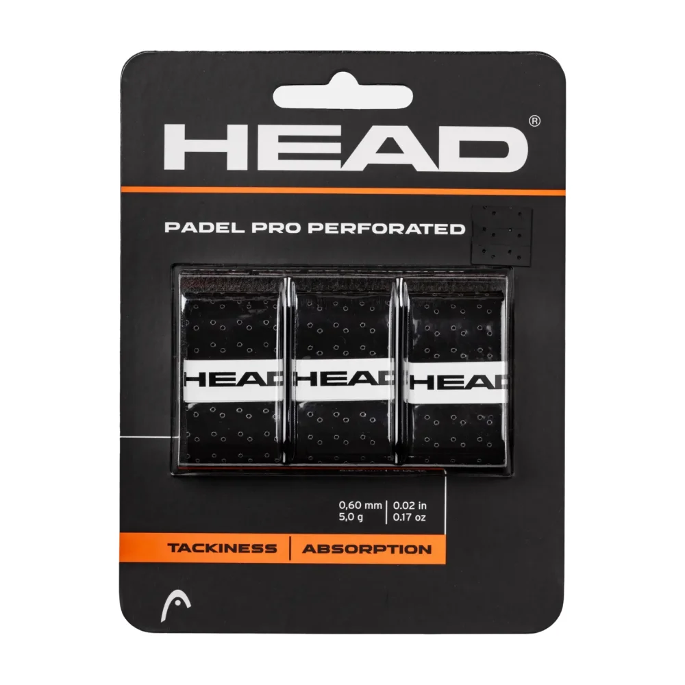 Head Padel Pro Perforated Overgrip Black - image 1