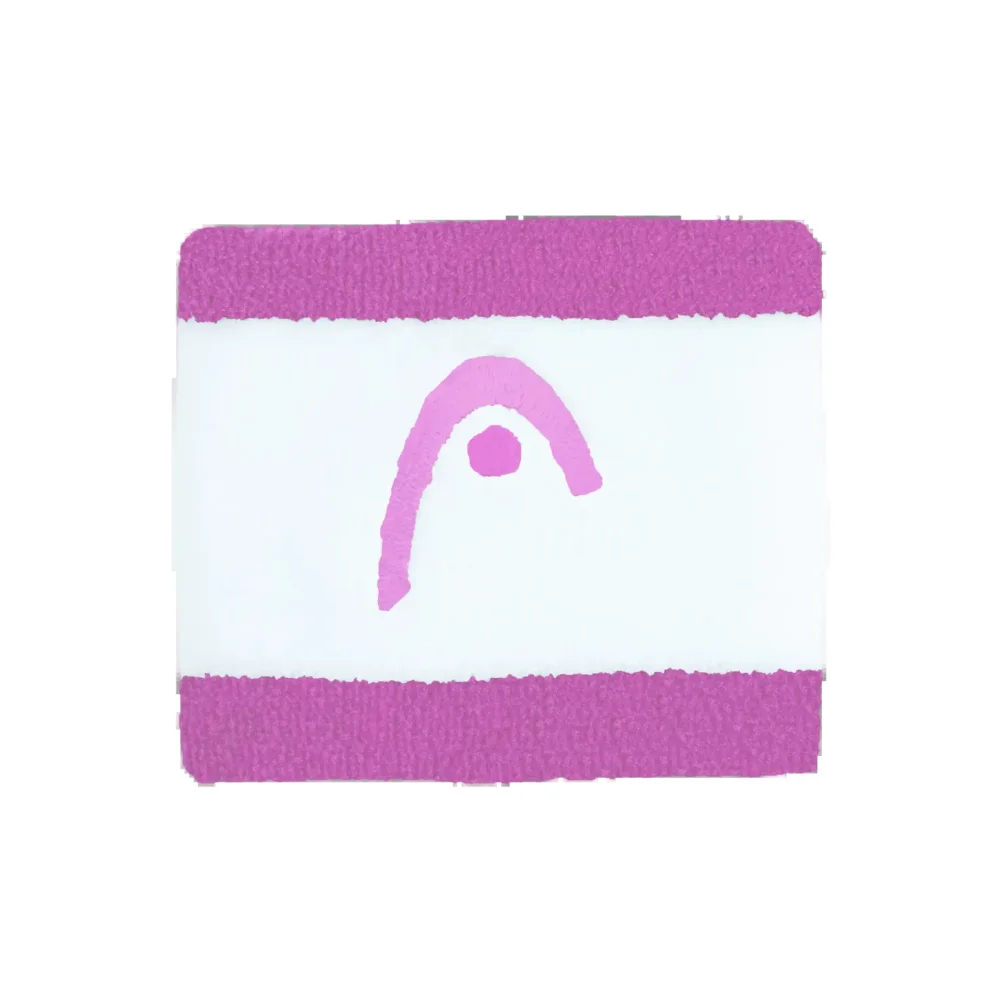 Head Wristband Striped 2.5 Alight lilac White – Comfort, Style and High Absorption - image 1