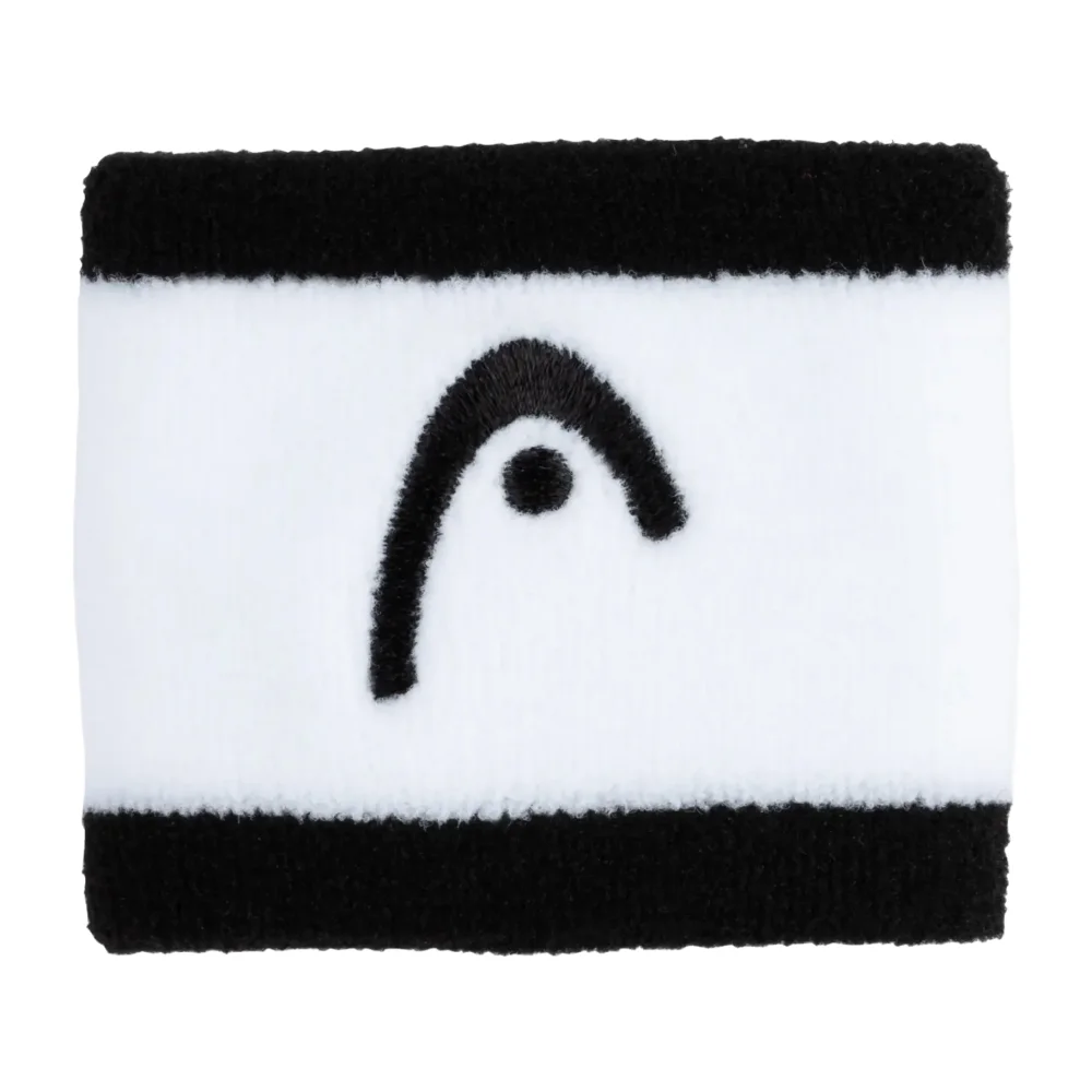 Head Wristband Striped 2.5 Black White – Comfort, Style and High Absorption - image 1