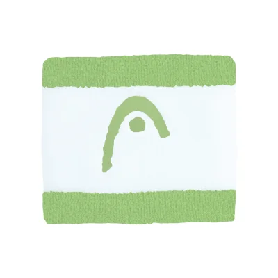 Head Wristband Striped 2.5 Celery green White