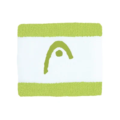 Head Wristband Striped 2.5 Lima Branco
