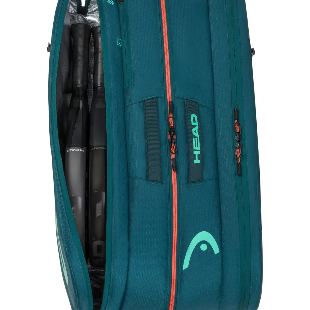 Head Tour Padel Bag L Dark Green 2026 – Saco de Padel Profissional para 7 Raquetes - imagem 3