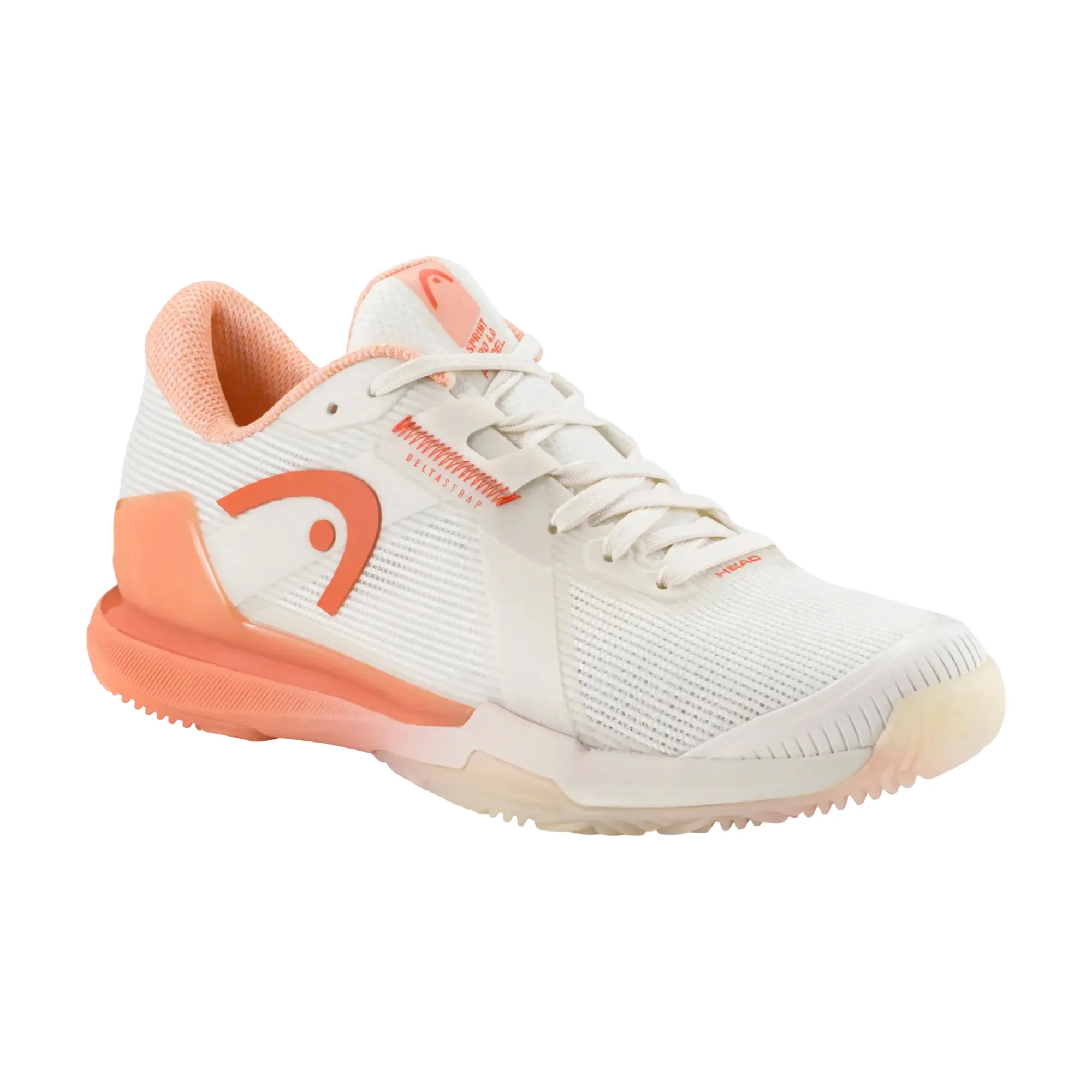 Head Sprint PRO 4.0 Women's Chalk White Coral