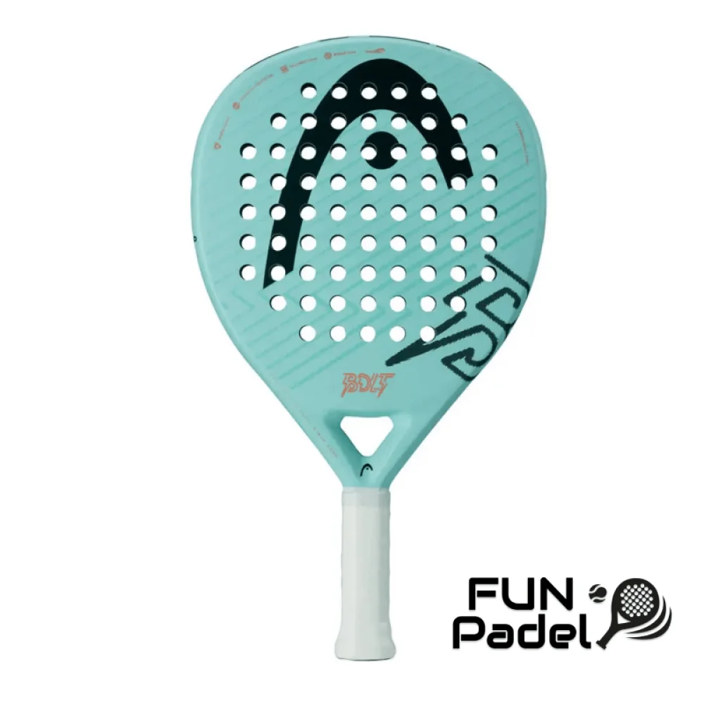 Head Bolt Tall/Black 2025 - Raquete de Padel para Iniciantes com Equilíbrio Perfeito entre Potência e Controlo - imagem 1