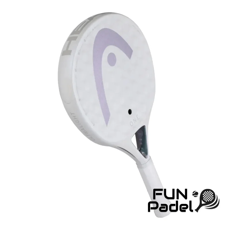 Head One Ultralight White 2025 - Raquete de Padel Ultraligeira para Controlo, Conforto e Efeito - imagem 2