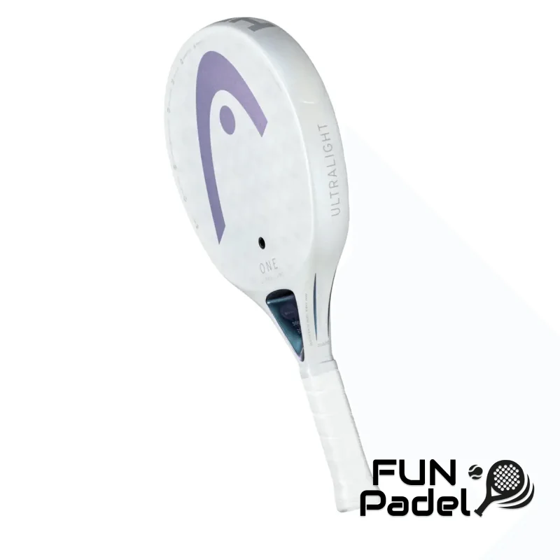 Head One Ultralight White 2025 - Raquete de Padel Ultraligeira para Controlo, Conforto e Efeito - imagem 3