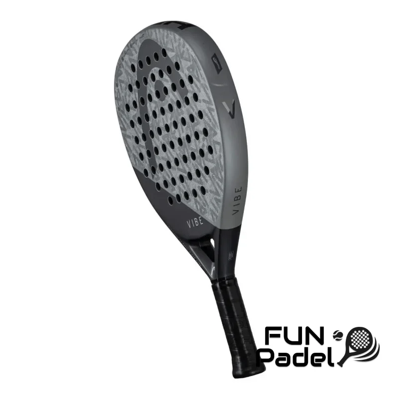 Head Vibe Grey/Black 2025 - Raquete de Padel Confortável para Iniciantes com Potência e Controlo - imagem 3